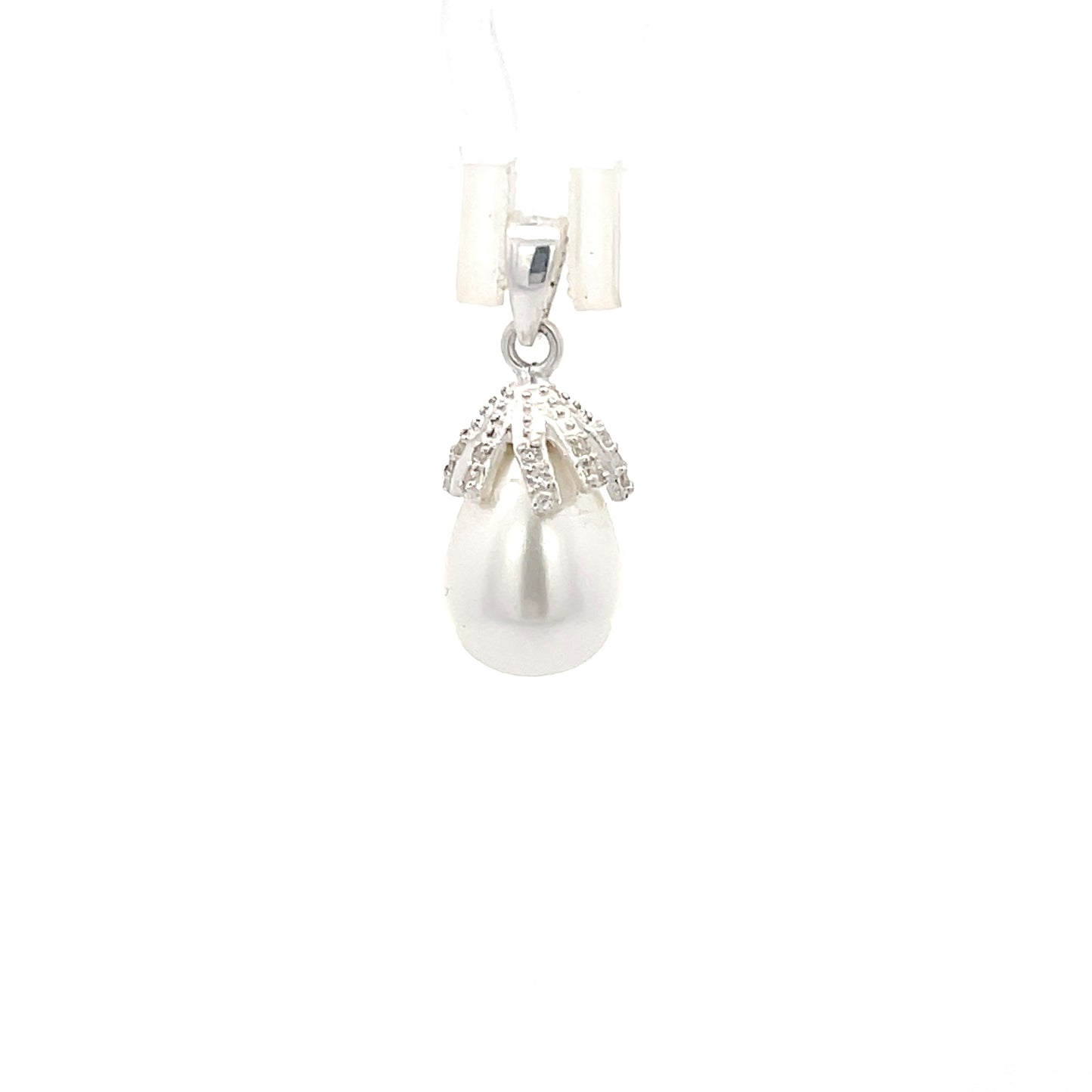 925 Silver Pearl Drop Pendant