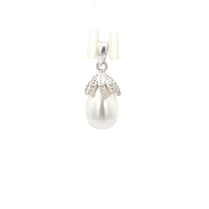 925 Silver Pearl Drop Pendant