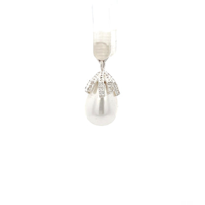 925 Silver Pearl Drop Pendant