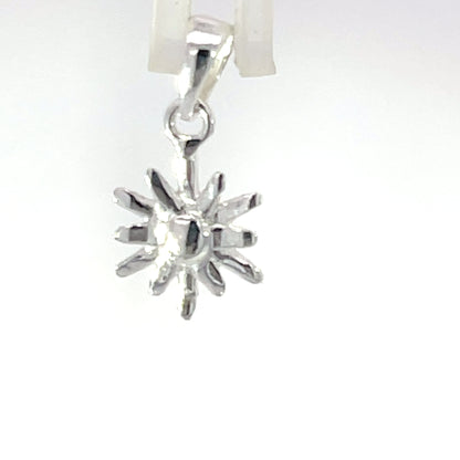 Halskette aus 925er Sterlingsilber mit Zirkonia-Sternenanhänger