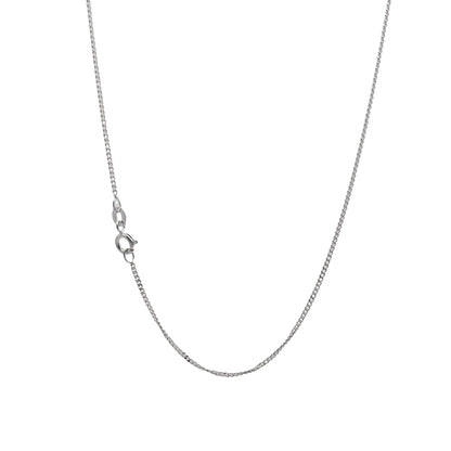 Moonbeam Thread Delicate 925  Silver Curb Chain 40 cm