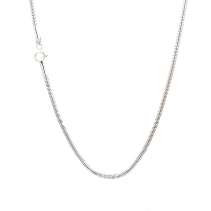925er Silber Halskette mit eleganter Gliederkette – Klassisches Finish 40 cm