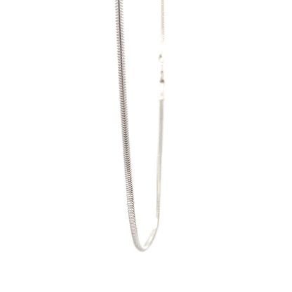 925er Silber Halskette mit eleganter Gliederkette – Klassisches Finish 40 cm