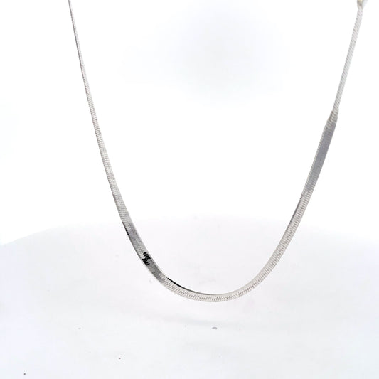 Ether Link 925er Silber Schlangenkette 40 cm