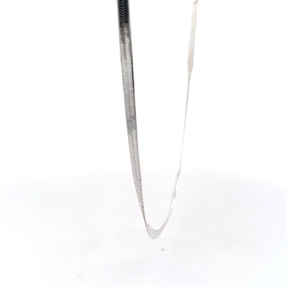 Ether Link 925 Silver Snake Chain 40 cm