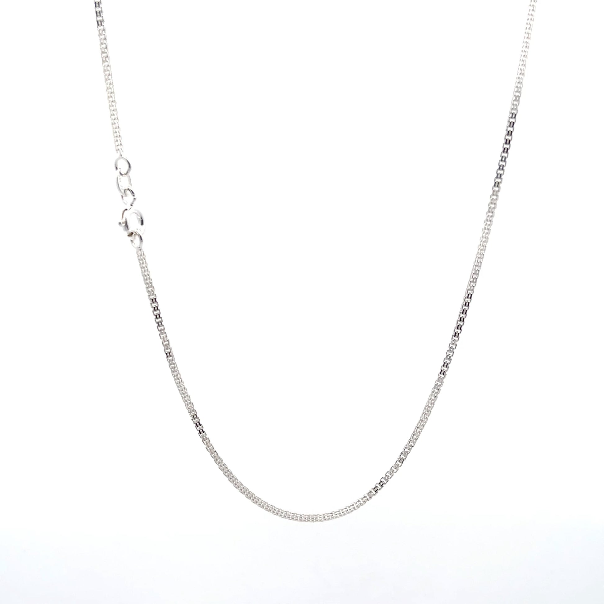 Aura Link 925 Silver Box Chain 45 cm