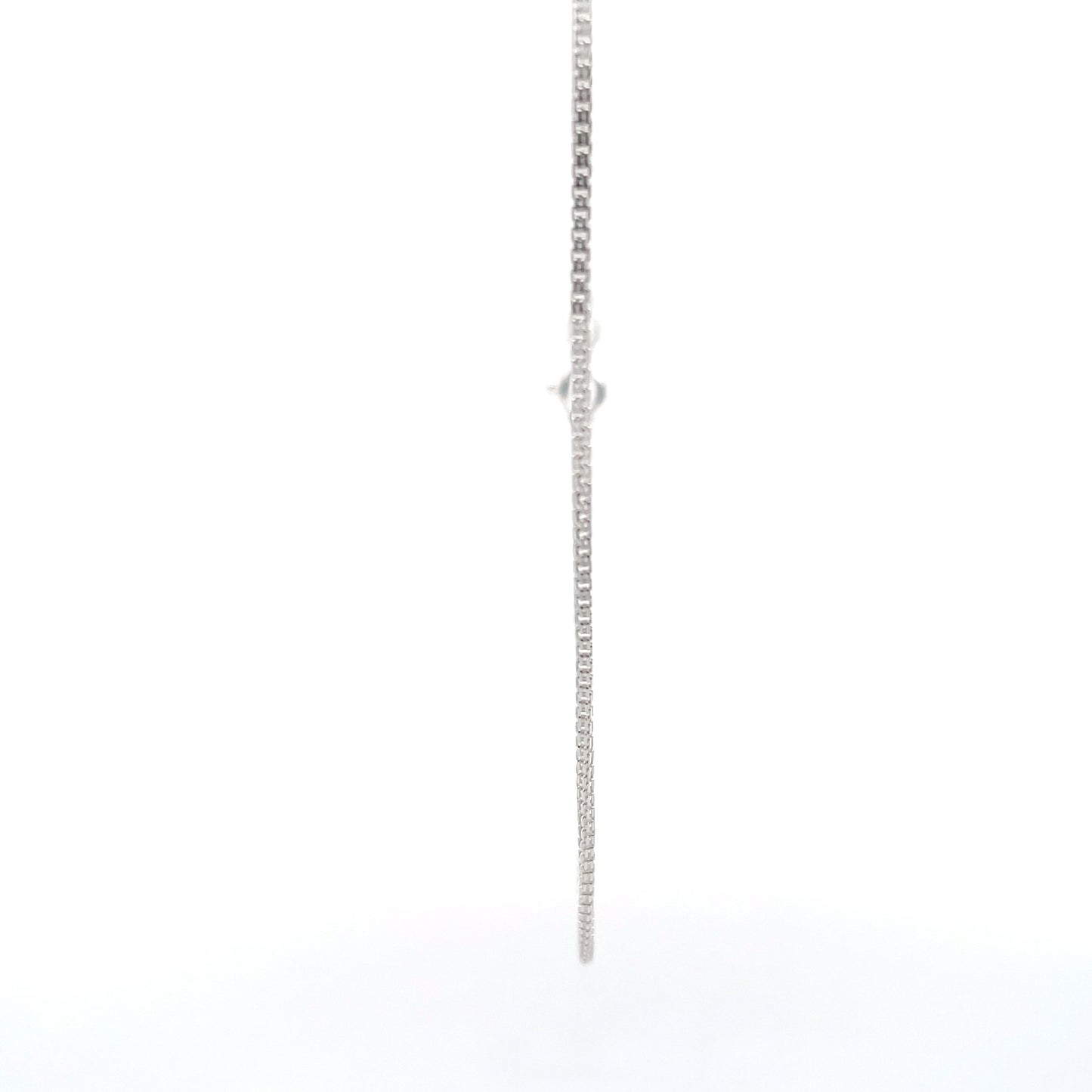 925 Silver Sleek Link Chain Necklace – Classic Finish 40 cm