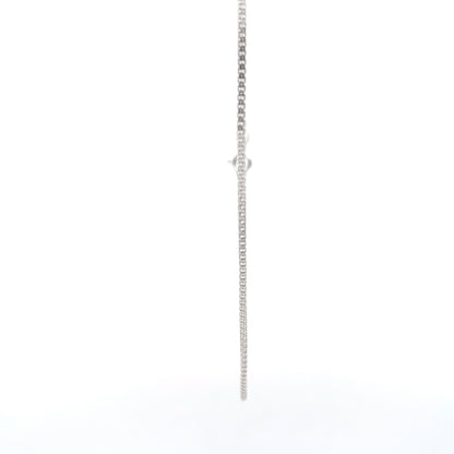 925 Silver Sleek Link Chain Necklace – Classic Finish 40 cm