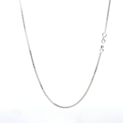 925 Silver Sleek Link Chain Necklace – Classic Finish 40 cm
