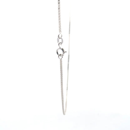 925 Silver Sleek Link Chain Necklace – Classic Finish 40 cm