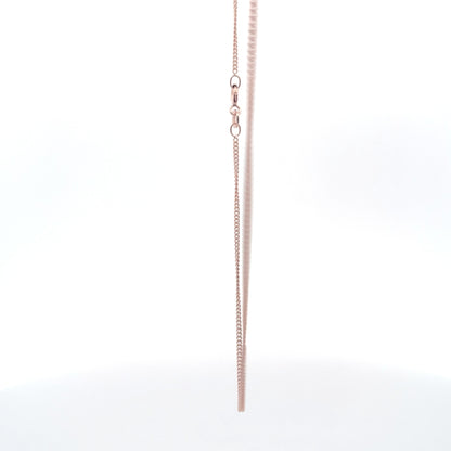 925er Silber Pure Promise Kette Roségold-Finish 45 cm