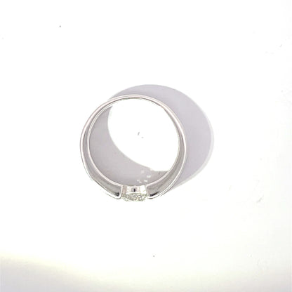 925 Silver Solitaire Zircon Ring – Classic Elegance