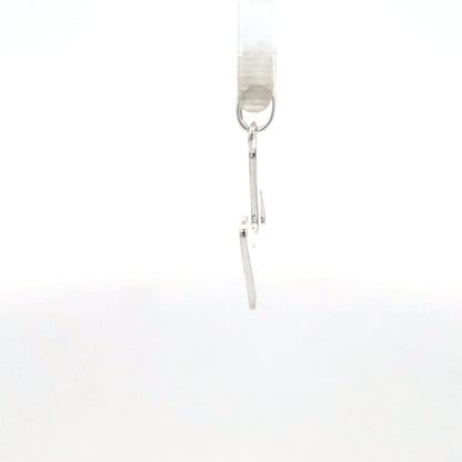 Alphabet-Anhänger aus 925er Silber – Buchstabe M