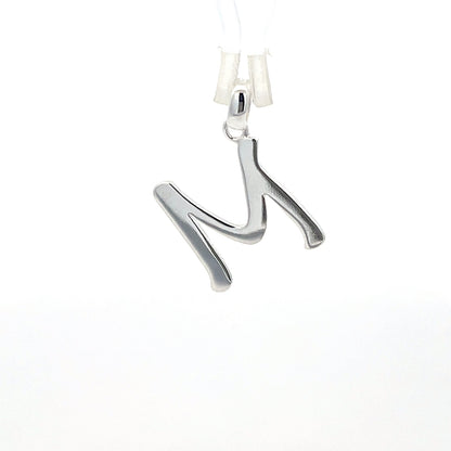 Alphabet-Anhänger aus 925er Silber – Buchstabe M