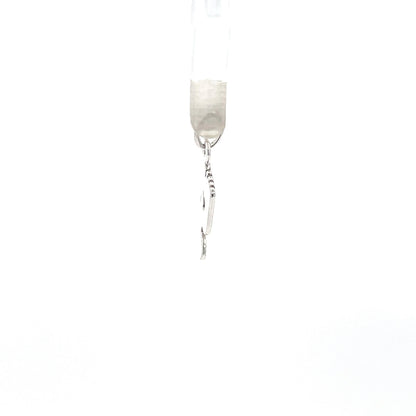 Babyfußabdruck-Anhänger aus 925er Silber