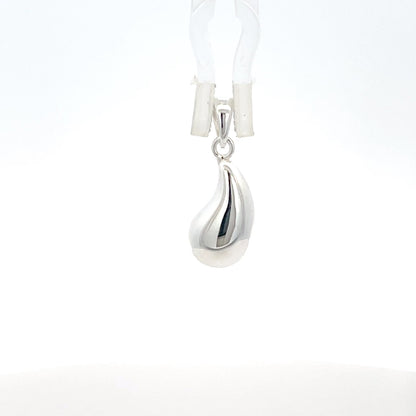 Tropfenförmiger Anhänger aus 925er Silber
