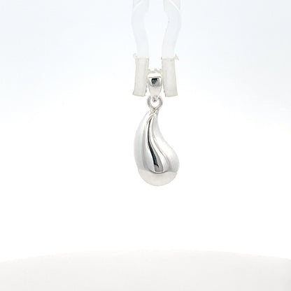 Tropfenförmiger Anhänger aus 925er Silber