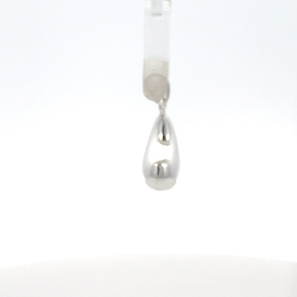 Tropfenförmiger Anhänger aus 925er Silber