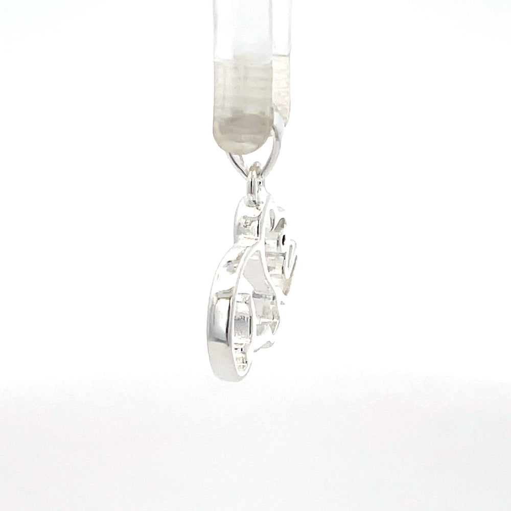 Elefanten-Umrissanhänger aus 925er Silber