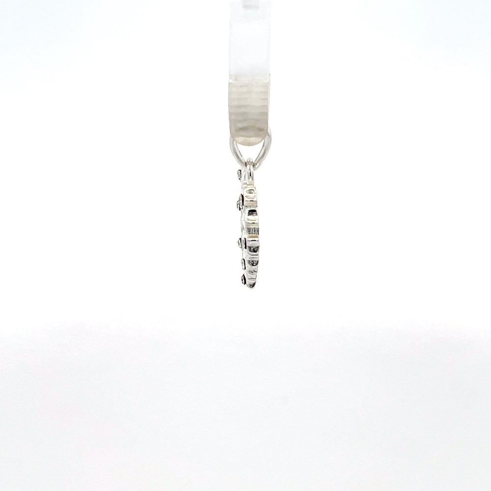 Sternenherz-Anhänger aus 925er Sterlingsilber mit Zirkonia-Akzenten