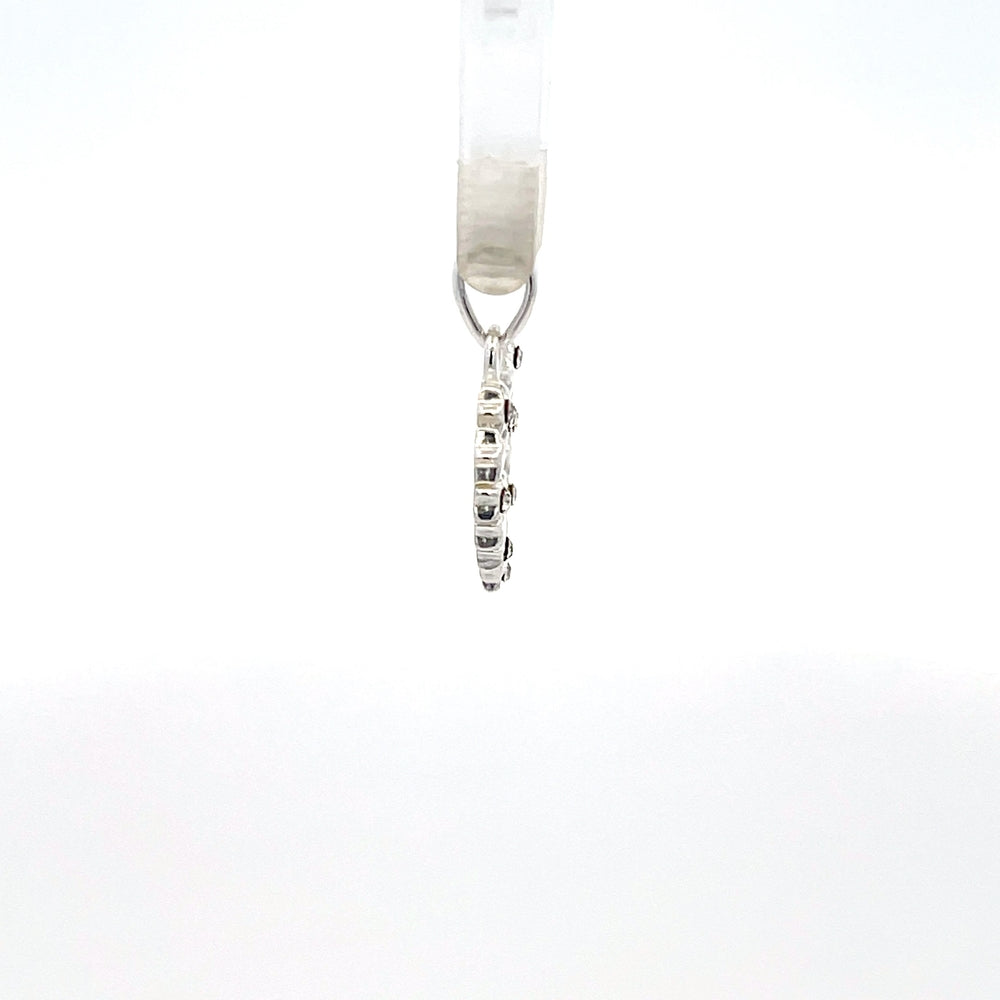 Sternenherz-Anhänger aus 925er Sterlingsilber mit Zirkonia-Akzenten