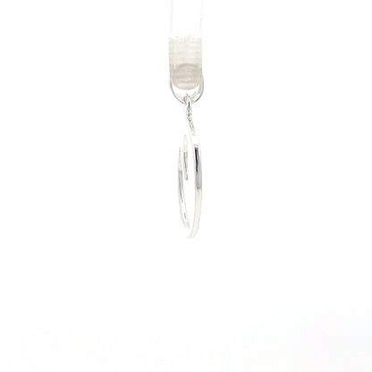 Anhänger mit dem Buchstaben „O“ aus 925er Silber