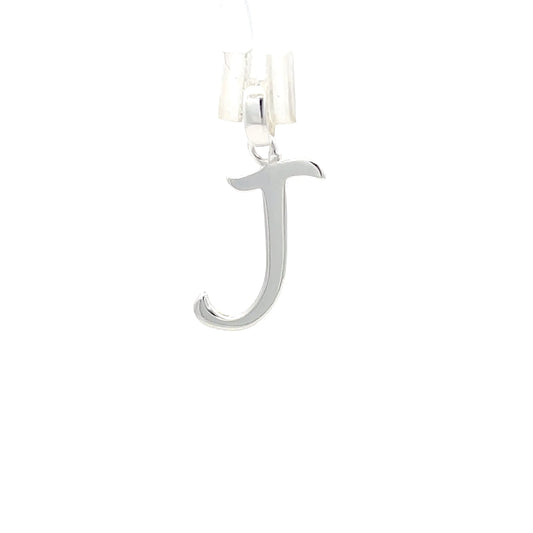 Anhänger aus 925er Sterlingsilber mit dem Buchstaben „J“