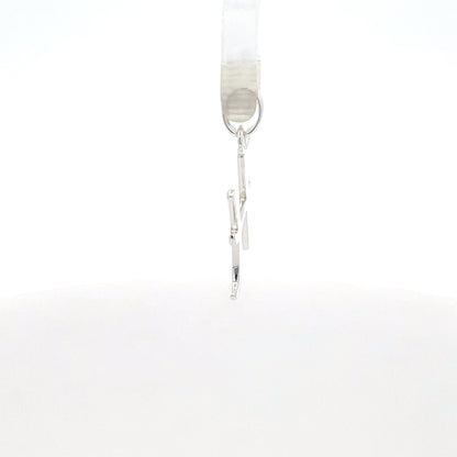 Alphabet-Anhänger aus 925er Silber – Buchstabe H