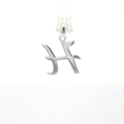 Alphabet-Anhänger aus 925er Silber – Buchstabe H