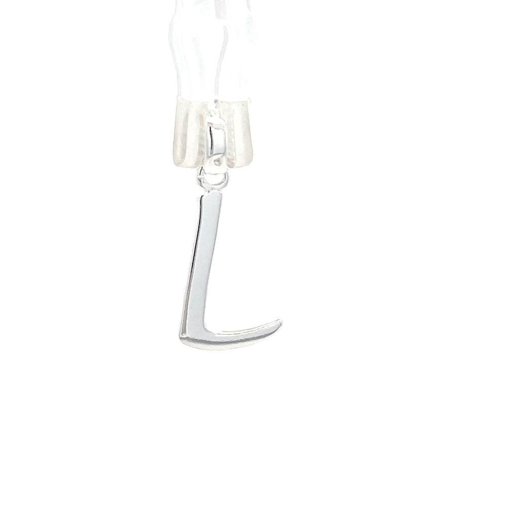Alphabet-Anhänger aus 925er Silber – Buchstabe L