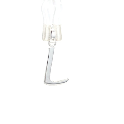 Alphabet-Anhänger aus 925er Silber – Buchstabe L