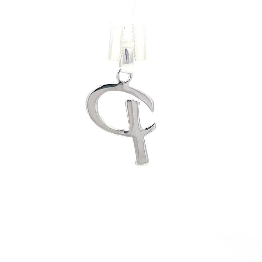 Alphabet-Anhänger aus 925er Silber – Buchstabe P