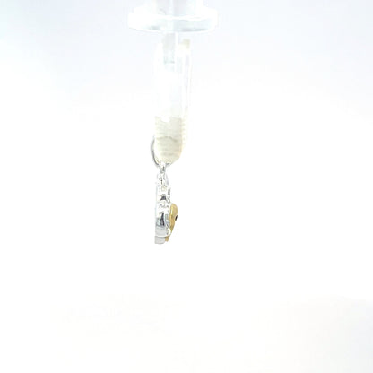 Elefantenanhänger aus 925er Sterlingsilber mit zweifarbigen Details