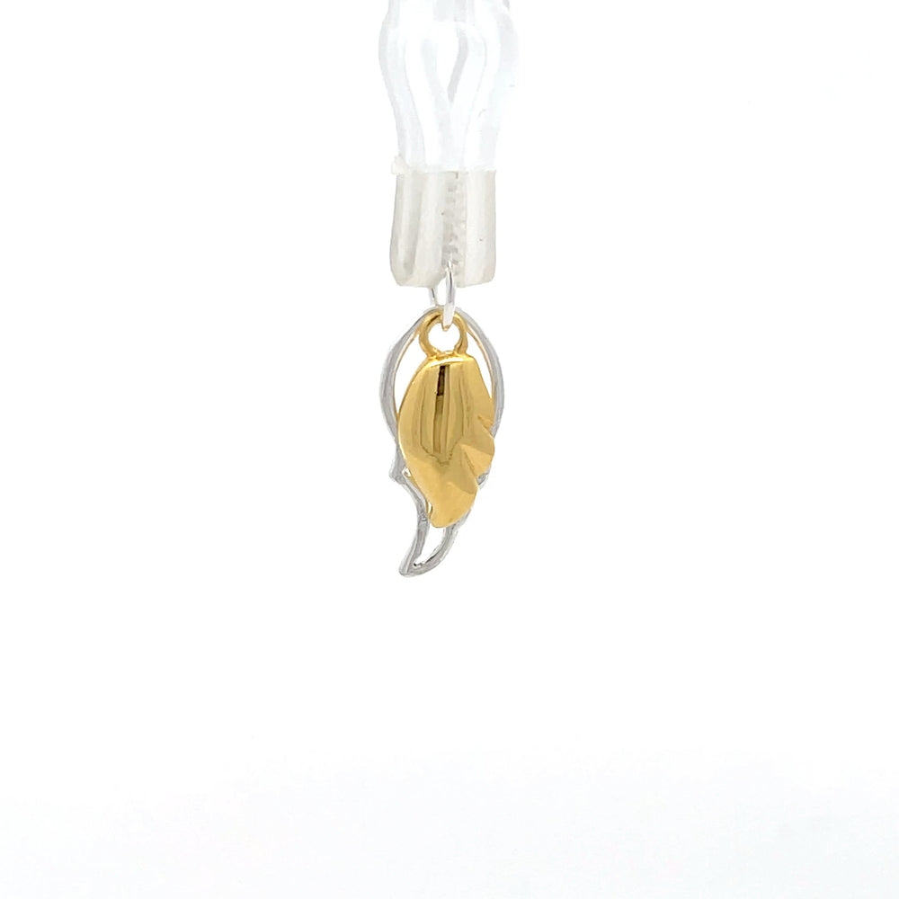 Engelsflügel-Anhänger aus 925er Sterlingsilber und vergoldet