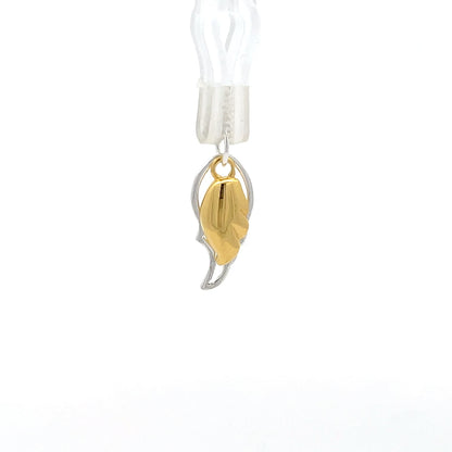 Engelsflügel-Anhänger aus 925er Sterlingsilber und vergoldet