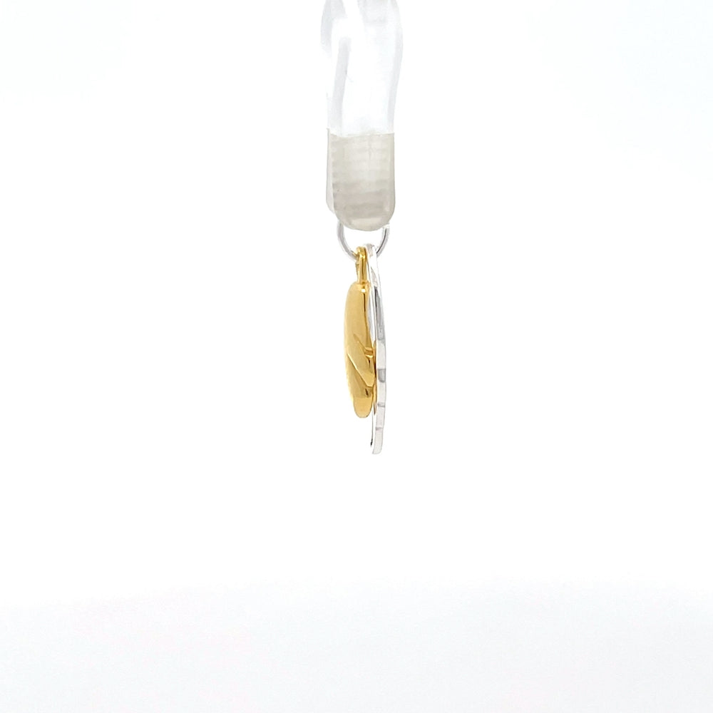 Engelsflügel-Anhänger aus 925er Sterlingsilber und vergoldet