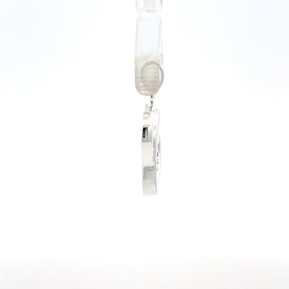 Doppelherz-Anhänger aus 925er Sterlingsilber mit Zirkonia-Akzent