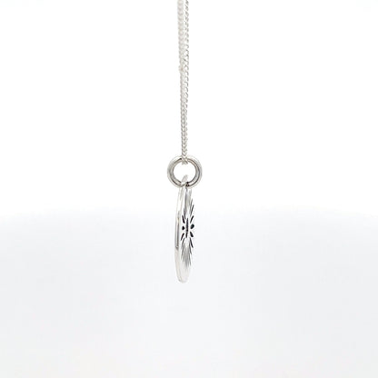 Anhänger aus 925er Silber mit Sonnenmotiv – Kette