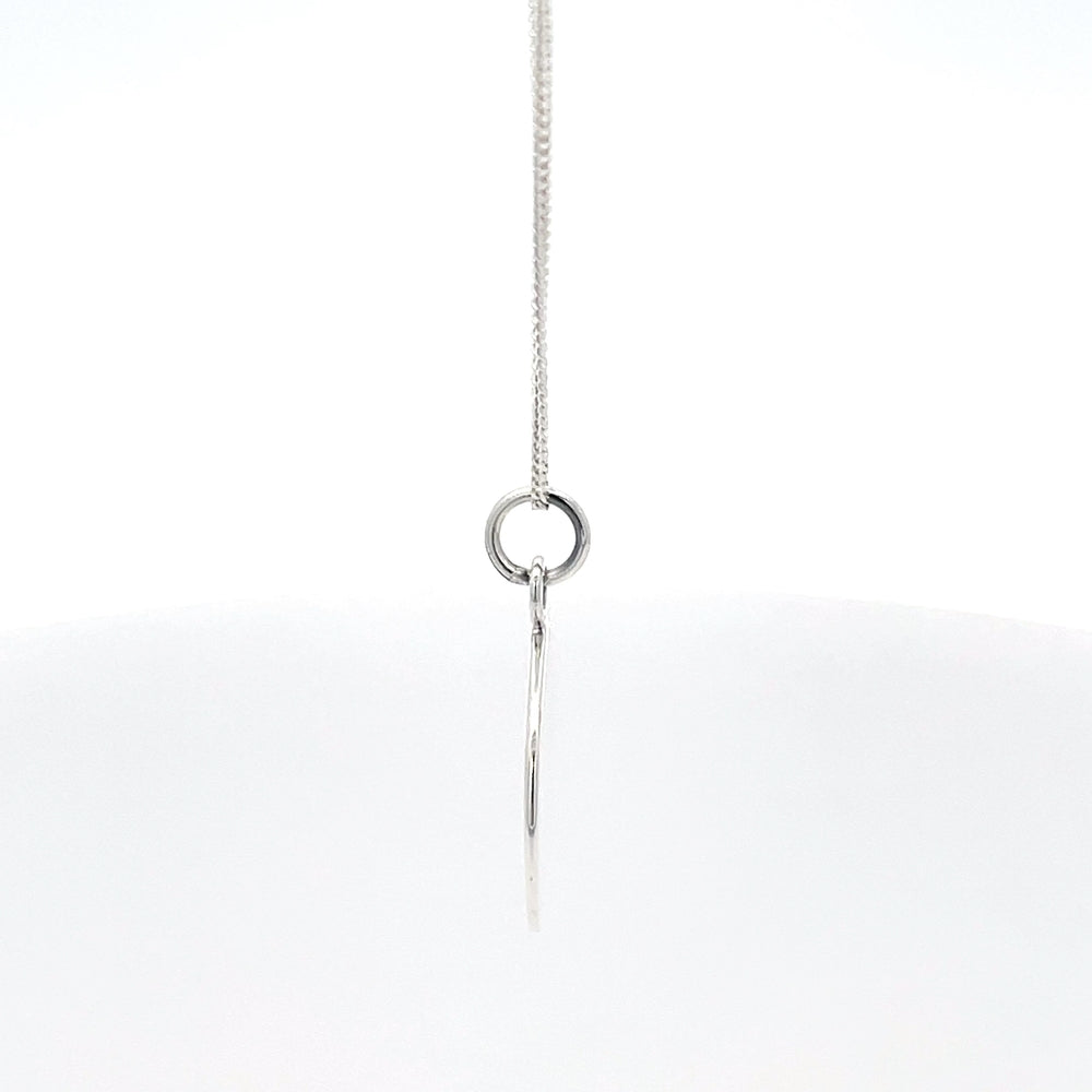 Halskette aus 925er Sterlingsilber mit Anhänger „Hoffnung“.