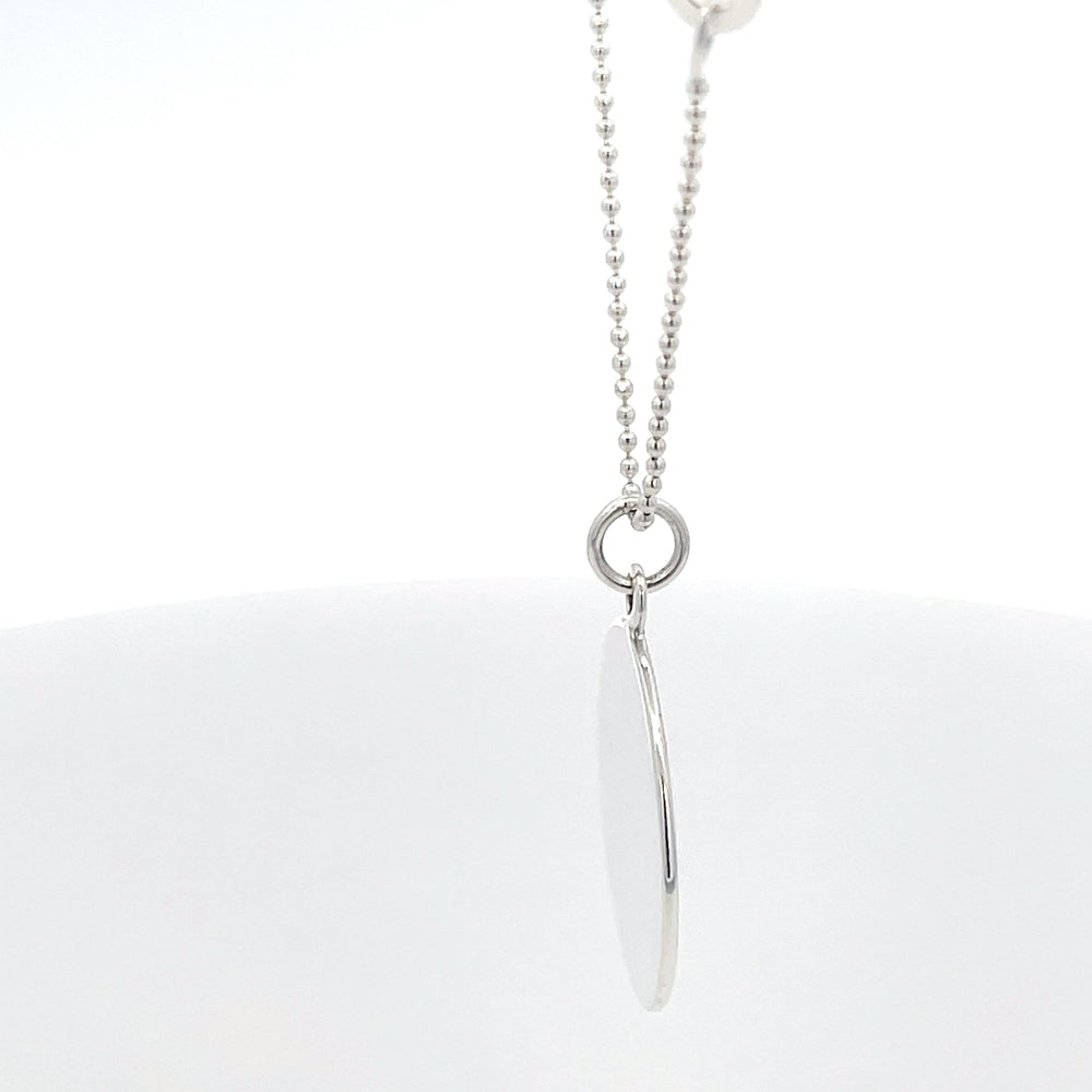 Halskette aus 925er Silber mit Anhänger „Believe“