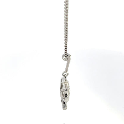 Halskette aus 925er Silber mit Elefantenanhänger