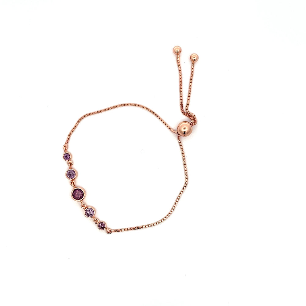 Verstellbares Armband aus 925er Silber mit Perlenverzierungen