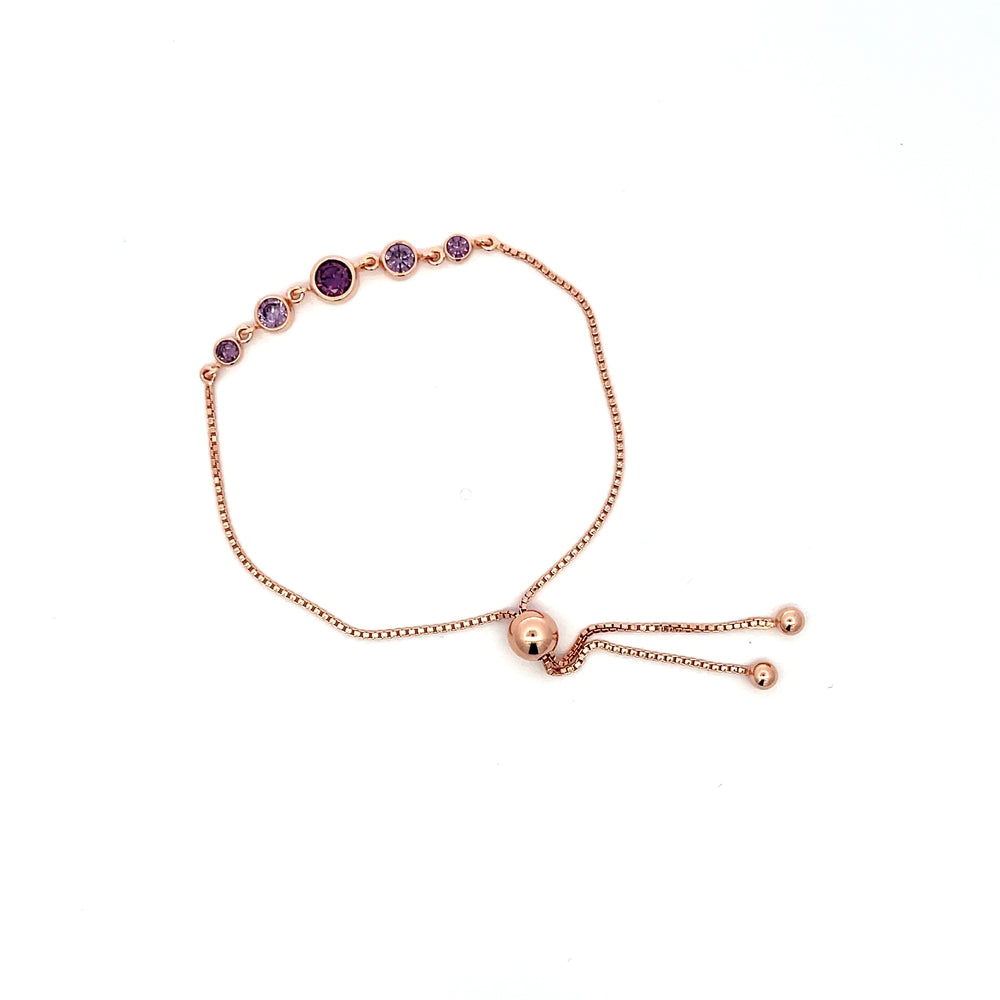 Verstellbares Armband aus 925er Silber mit Perlenverzierungen