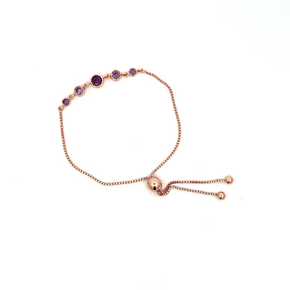 Verstellbares Armband aus 925er Silber mit Perlenverzierungen