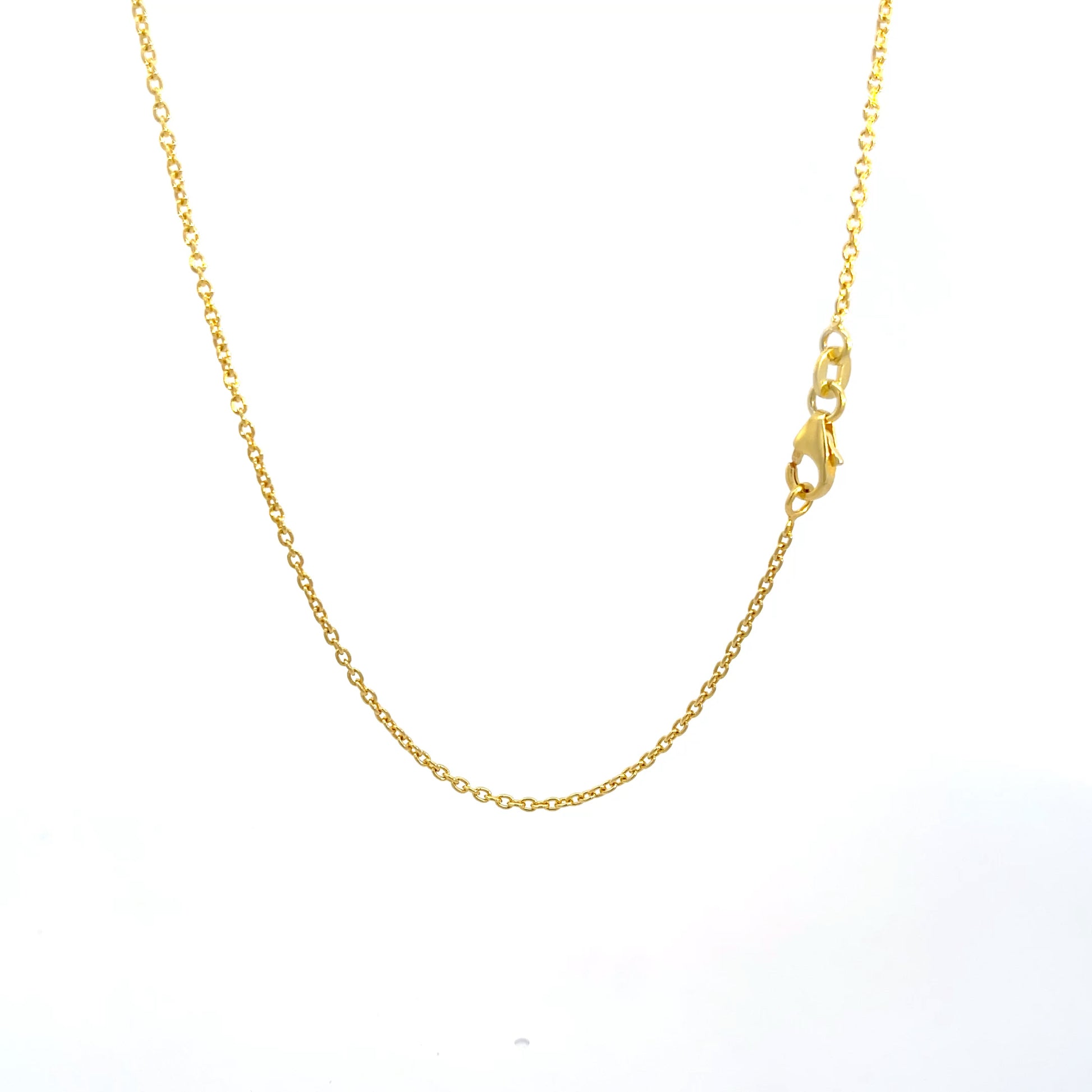 925 Silver Gold-Plated Minimal Chain Necklace