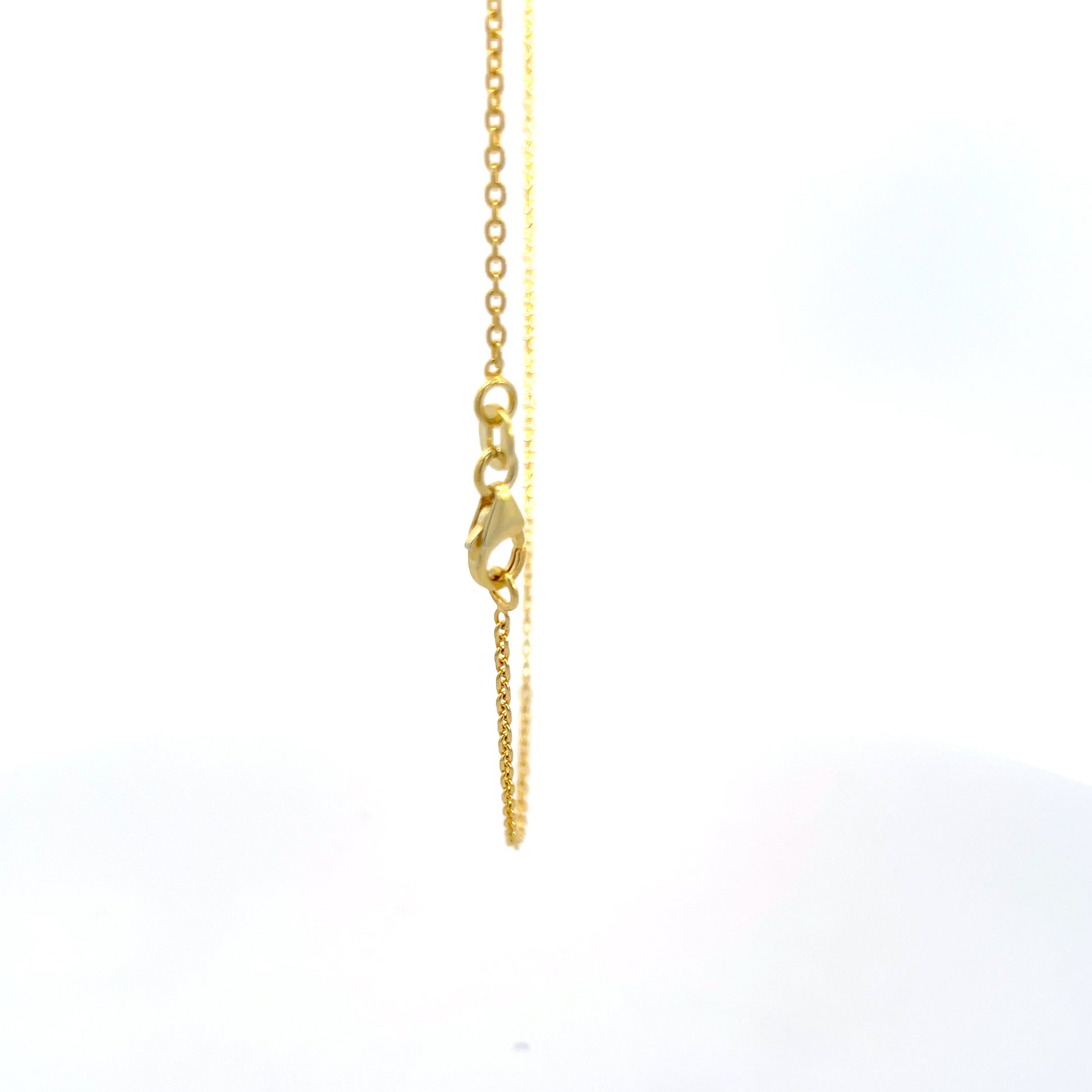 925 Silver Gold-Plated Minimal Chain Necklace
