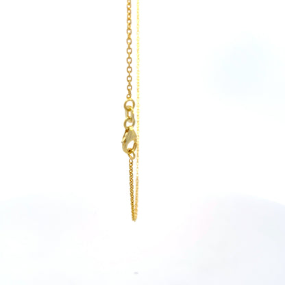 925 Silver Gold-Plated Minimal Chain Necklace