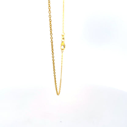 925 Silver Gold-Plated Minimal Chain Necklace