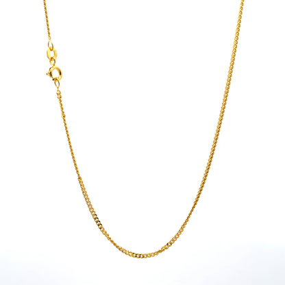 Nexus Link Gold Finish 925 Silver Chain 40 cm