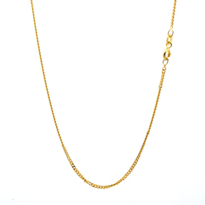 Nexus Link Gold Finish 925 Silver Chain 40 cm